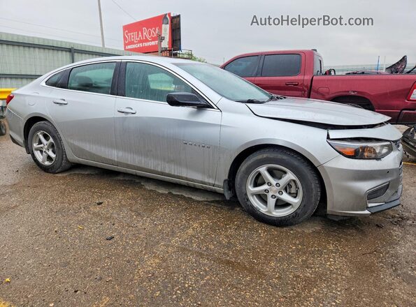1G1ZB5ST9JF278411 2018 CHEVROLET MALIBU Silver Передня права чверть
