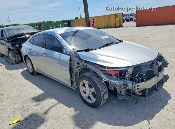 1G1ZB5ST9MF049022 2021 CHEVROLET MALIBU Silver წინა მარჯვენა