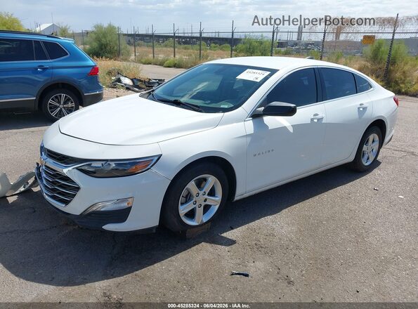 1G1ZB5ST9MF054477 2021 CHEVROLET MALIBU White Vista tres cuartos delantera izquierda