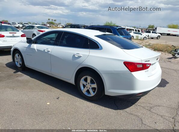 1G1ZB5ST9MF054477 2021 CHEVROLET MALIBU White Trasero izquierdo