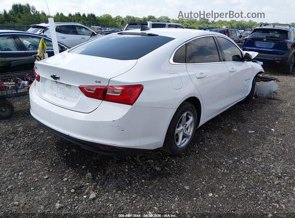1G1ZB5STXGF210711 2016 CHEVROLET MALIBU White უკანა მარჯვენა