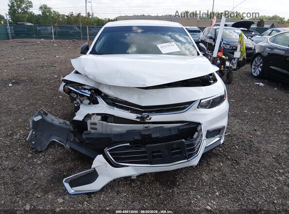 1G1ZB5STXGF210711 2016 CHEVROLET MALIBU White ხელსაწყოთა პანელის ხედი