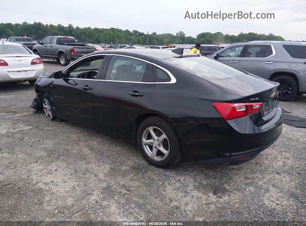 1G1ZB5STXHF229986 2017 CHEVROLET MALIBU Black უკანა მარცხენა
