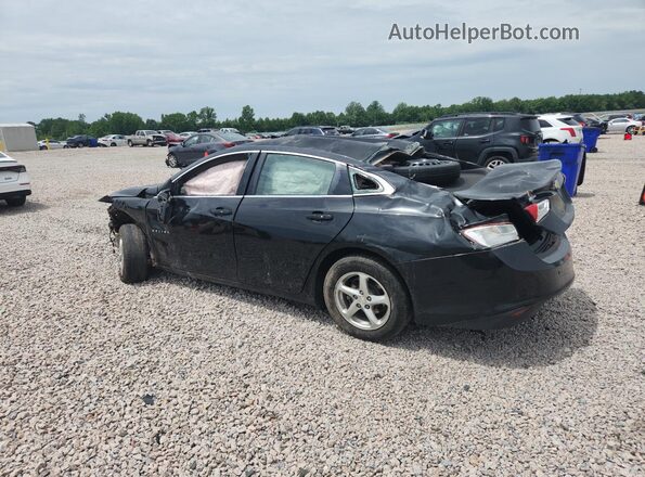 1G1ZB5STXHF284969 2017 CHEVROLET MALIBU Black Հետևի ձախ
