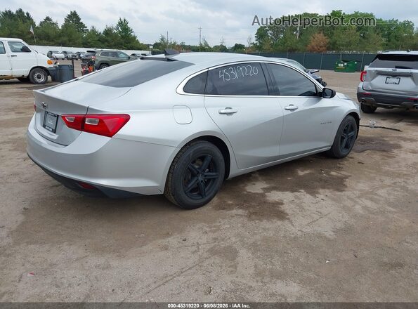 1G1ZB5STXJF223689 2018 CHEVROLET MALIBU Silver Trasero derecho