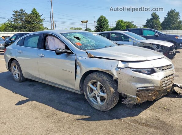 1G1ZB5STXJF241187 2018 CHEVROLET MALIBU Silver 