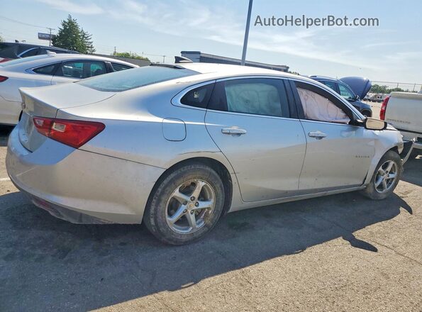 1G1ZB5STXJF241187 2018 CHEVROLET MALIBU Silver 
