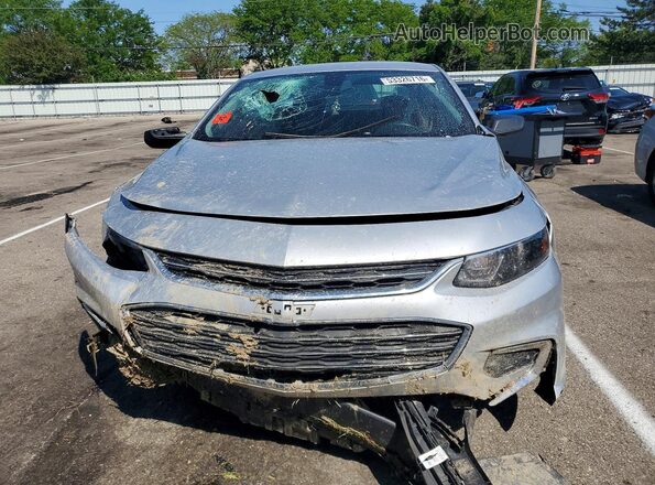 1G1ZB5STXJF241187 2018 CHEVROLET MALIBU Silver 