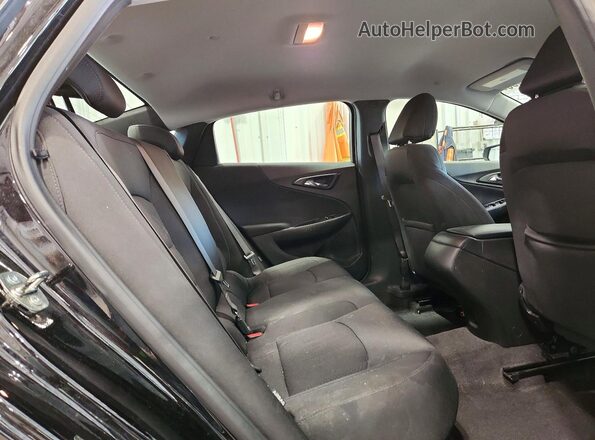 1G1ZB5STXKF194180 2019 CHEVROLET MALIBU Black Rear seats view