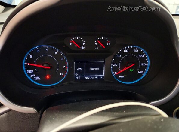 1G1ZB5STXKF194180 2019 CHEVROLET MALIBU Black Instrument cluster view
