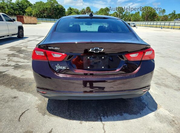 1G1ZB5STXMF050504 2021 CHEVROLET MALIBU Maroon 