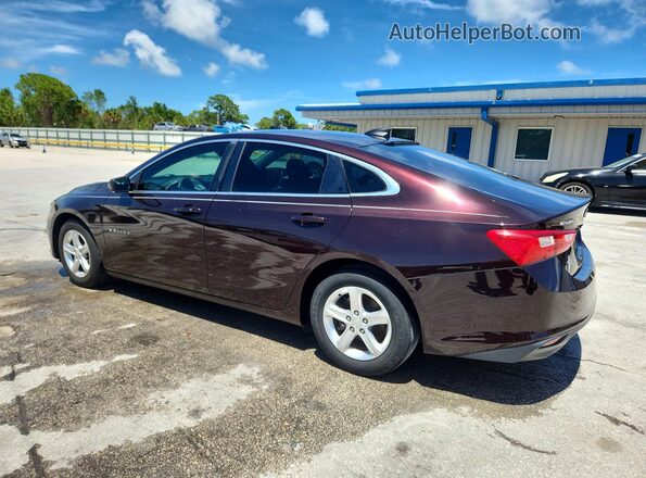 1G1ZB5STXMF050504 2021 CHEVROLET MALIBU Maroon 