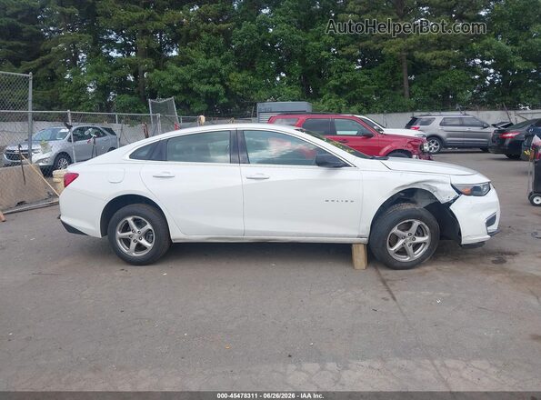 1G1ZC5ST0HF269863 2017 CHEVROLET MALIBU White Вид щитка приладів
