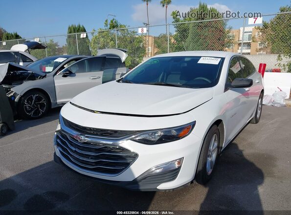 1G1ZC5ST0KF208097 2019 CHEVROLET MALIBU White წინა მარცხენა ხედი სამი მეოთხედიდან