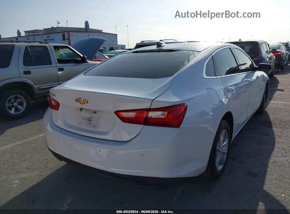 1G1ZC5ST0KF208097 2019 CHEVROLET MALIBU White უკანა მარჯვენა