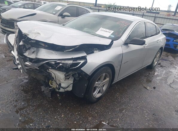 1G1ZC5ST0LF021671 2020 CHEVROLET MALIBU Silver Առջևի ձախ երեք քառորդ տեսարան