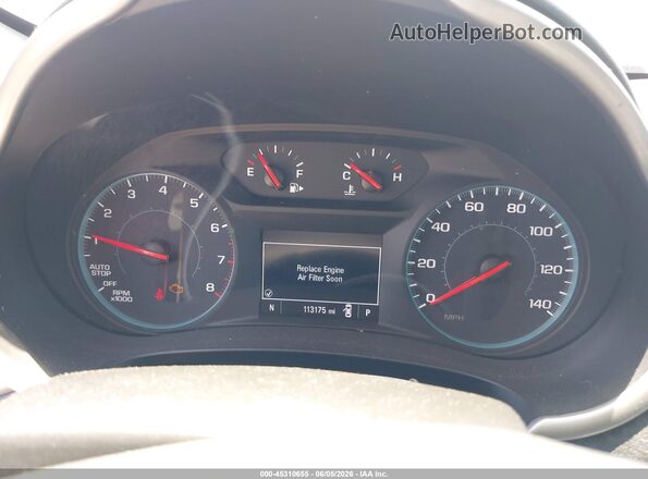 1G1ZC5ST0MF042568 2021 CHEVROLET MALIBU White Vista de los asientos traseros