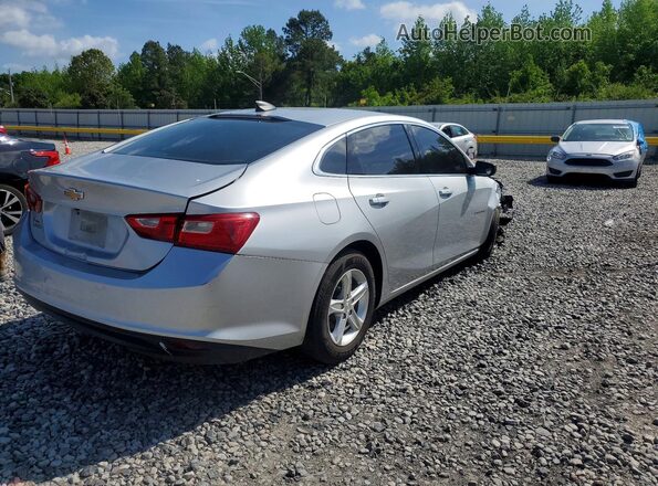 1G1ZC5ST1MF081735 2021 CHEVROLET MALIBU Серебряный Задняя правая четверть