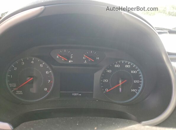 1G1ZC5ST1MF081735 2021 CHEVROLET MALIBU Серебряный Вид щитка приборов