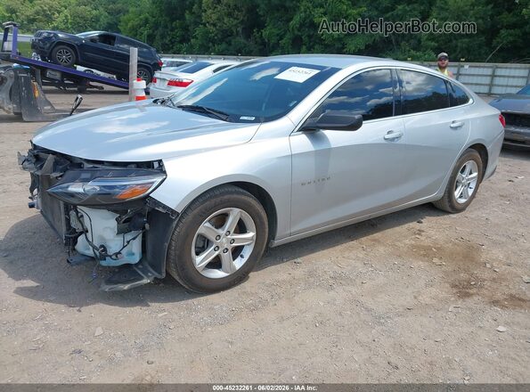 1G1ZC5ST1MF082464 2021 CHEVROLET MALIBU Silver წინა მარცხენა ხედი სამი მეოთხედიდან
