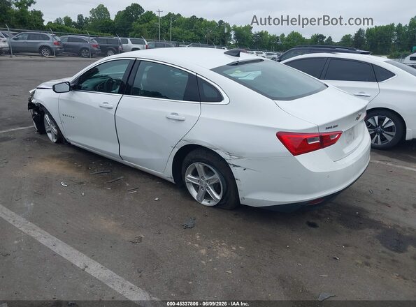 1G1ZC5ST1MF087311 2021 CHEVROLET MALIBU White Հետևի ձախ