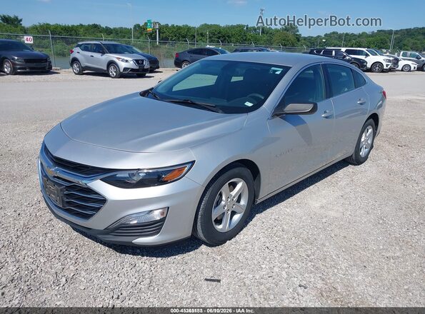 1G1ZC5ST2KF197314 2019 CHEVROLET MALIBU Silver Առջևի ձախ երեք քառորդ տեսարան
