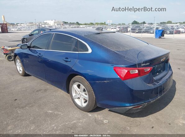 1G1ZC5ST2KF211440 2019 CHEVROLET MALIBU Синий Задняя левая четверть