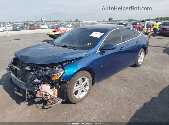 1G1ZC5ST2KF211440 2019 CHEVROLET MALIBU Синий Передняя левая четверть