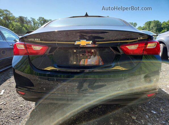 1G1ZC5ST4GF293985 2016 CHEVROLET MALIBU Black Vista trasera