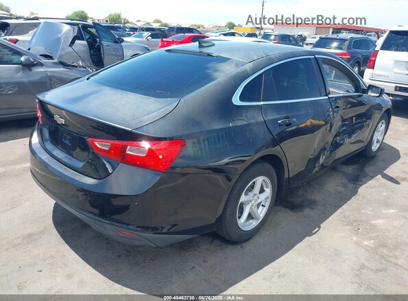 1G1ZC5ST4HF236381 2017 CHEVROLET MALIBU Black Tył prawy