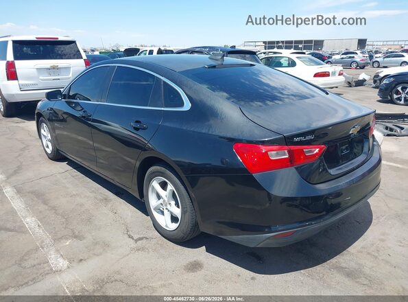 1G1ZC5ST4HF236381 2017 CHEVROLET MALIBU Black Tył lewy