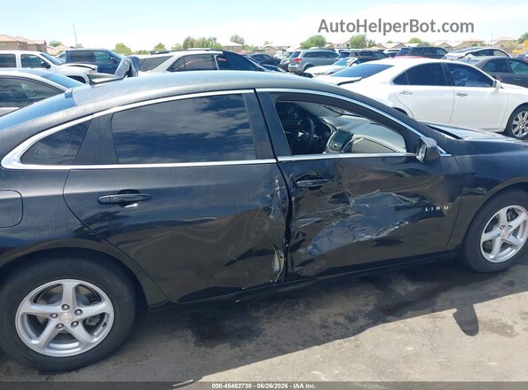 1G1ZC5ST4HF236381 2017 CHEVROLET MALIBU Black Widok wnętrza z tyłu