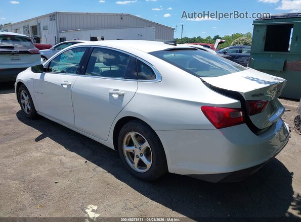 1G1ZC5ST5JF199573 2018 CHEVROLET MALIBU White Rear left