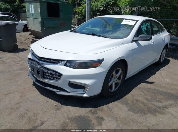 1G1ZC5ST5JF199573 2018 CHEVROLET MALIBU White Front left