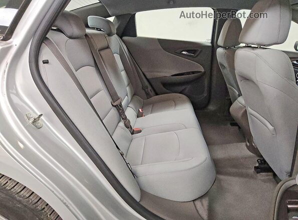 1G1ZC5ST6HF125508 2017 CHEVROLET MALIBU Silver Rear seats view