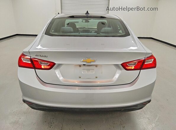 1G1ZC5ST6HF125508 2017 CHEVROLET MALIBU Silver Rear view