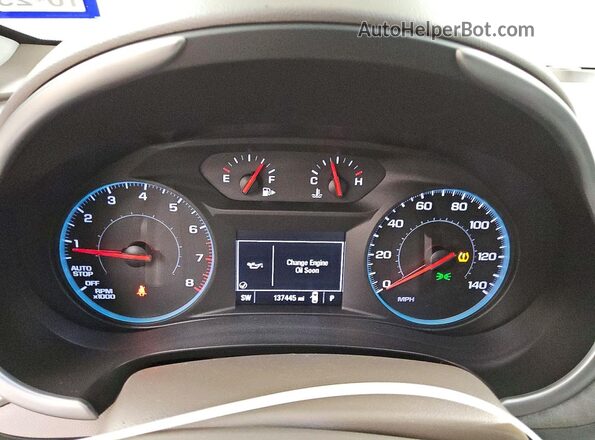 1G1ZC5ST6HF125508 2017 CHEVROLET MALIBU Silver Instrument cluster view