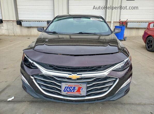 1G1ZC5ST6LF106885 2020 CHEVROLET MALIBU Maroon წინა ხედი