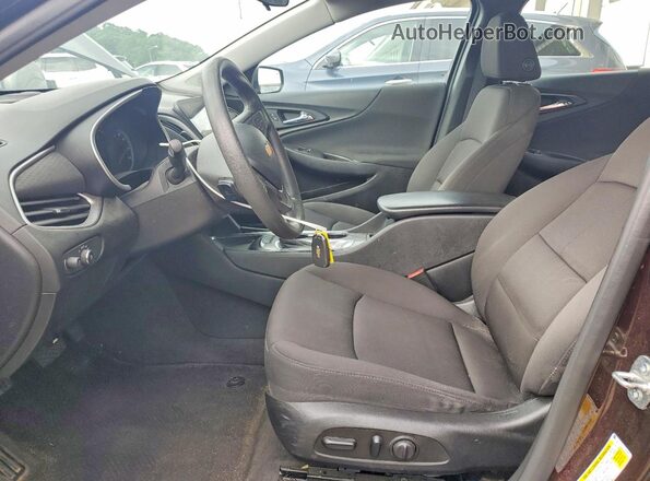 1G1ZC5ST6LF106885 2020 CHEVROLET MALIBU Maroon წინა სალონის ხედი