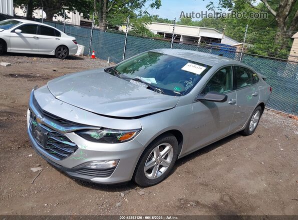 1G1ZC5ST6NF152767 2022 CHEVROLET MALIBU Silver Առջևի ձախ երեք քառորդ տեսարան