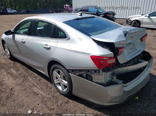 1G1ZC5ST6NF152767 2022 CHEVROLET MALIBU Silver Հետևի ձախ