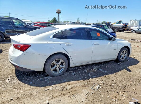 1G1ZC5ST7JF172665 2018 CHEVROLET MALIBU White Rear right
