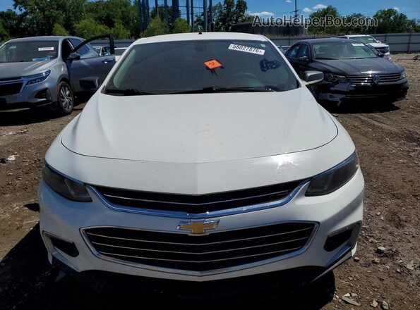 1G1ZC5ST7JF172665 2018 CHEVROLET MALIBU White Front view