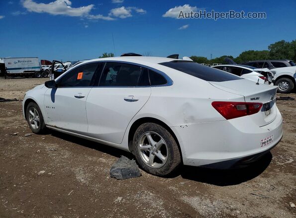 1G1ZC5ST7JF172665 2018 CHEVROLET MALIBU White Rear left