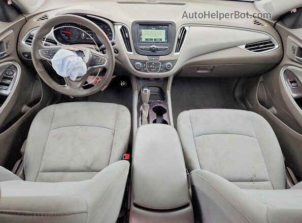 1G1ZC5ST8JF156832 2018 CHEVROLET MALIBU White Vista del salpicadero