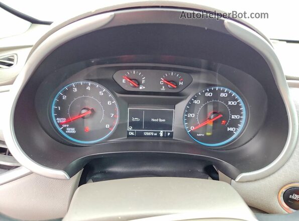 1G1ZC5ST8JF156832 2018 CHEVROLET MALIBU White Vista del cuadro de instrumentos