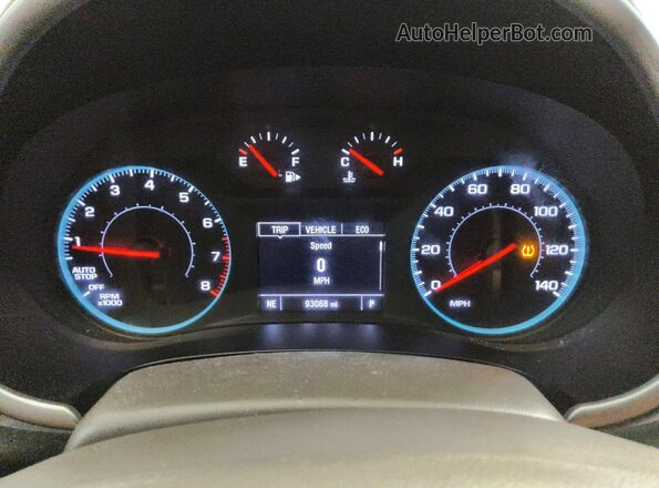 1G1ZC5ST8NF183583 2022 CHEVROLET MALIBU White Instrument cluster view