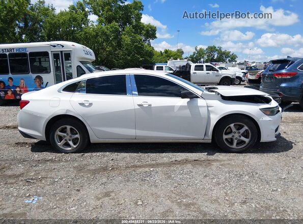 1G1ZC5ST9GF259301 2016 CHEVROLET MALIBU Белый Вид задней части салона