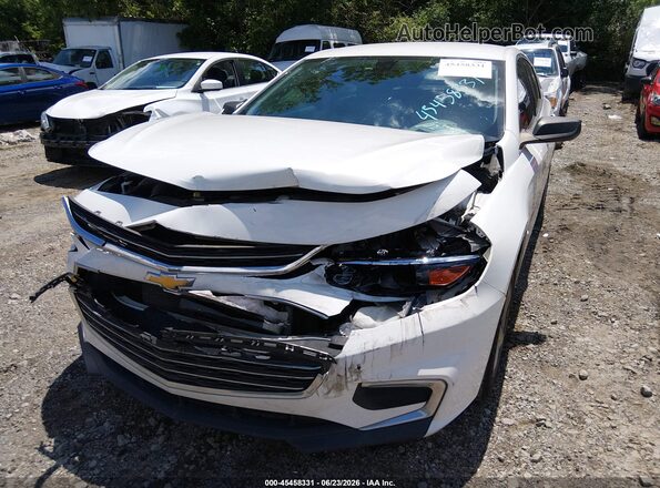 1G1ZC5ST9GF259301 2016 CHEVROLET MALIBU Белый Вид спереди