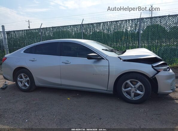 1G1ZC5ST9JF101614 2018 CHEVROLET MALIBU Silver Vista interior trasera